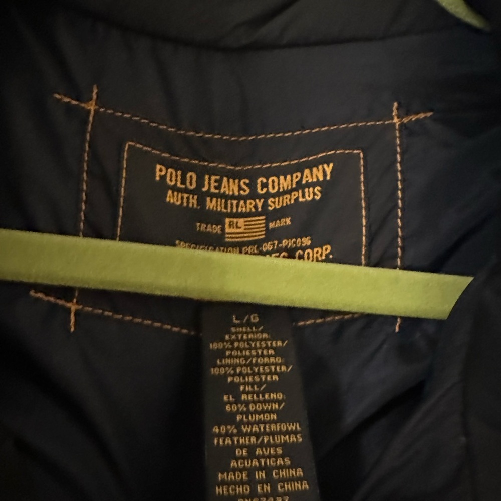Polo Ralph Lauren Black Puffer Vest - Picture 6 of 6